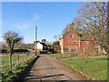 Unsurfaced road near Patshull Hall in Staffordshire