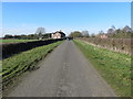 A hedge-lined Silver Street approaching Minting