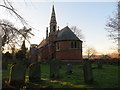 The Church of St Stephen with part of its burial ground at Hatton