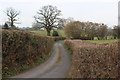 Lane off Usk Road