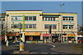 Shops on the corner of Station Road, Weston-super-Mare