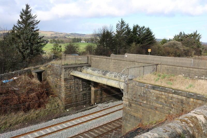 Road Bridge Over Railway © Billy Mccrorie :: Geograph Britain And Ireland