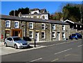 Three levels of houses in High Street, Bedlinog