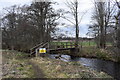 Footbridge over Gadie Burn