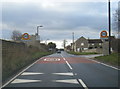 B6463 Oldcotes Road at Throapham village boundary