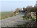 Huttoft Road approaching Bridge Lea