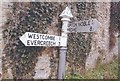 Old Direction Sign - Signpost by Kale Street, Batcombe