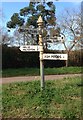 Direction Sign - Signpost by West Ash, Ash Priors Common