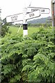 Old Direction Sign - Signpost by the B5393, Simmonds Hill, Manley