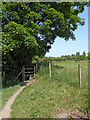 Footpath to Audlem in Cheshire