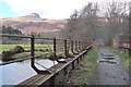 NN5733 : Former railway bridge over the River Lochay, Killin by Jim Barton