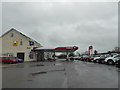 Filling station and car dealership at Penparc, near Cardigan