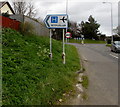 Withybush hospital and airport direction sign, Haverfordwest