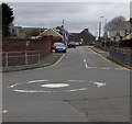 Back Lane mini-roundabout, Haverfordwest