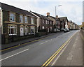 Houses on the south side of Commercial Road, Machen