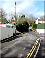 No parking in Dranllwyn Lane, Machen