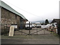 Webbs yard entrance, Crickhowell