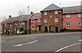 Houses on the north side of Standard Street, Crickhowell