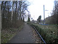 Footpath west of Kenrick Park tram stop, West Bromwich