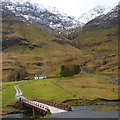 NN1356 : Achnambeithach cottage, Glen Coe by Robin Drayton