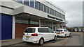 Cars outside Gloucester Railway Station