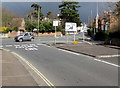 Junction at the northern end of Bouncers Lane, Prestbury