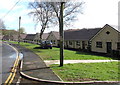 Bungalows on the south side of Ffwrwm Road, Machen