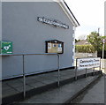 Defibrillator box on the wall of St Teilo Church Hall, Bishopston