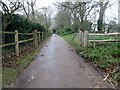 Driveway to Lee Place House and Farm