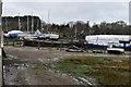 Boats moored at Pinmill