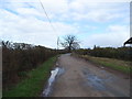 Minor road near Rye Hill Farm