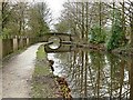 SD9904 : Huddersfield Narrow Canal at bridge #81 by Graham Hogg