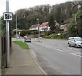 ST2686 : Speed camera warning sign alongside Caerphilly Road, Bassaleg by Jaggery