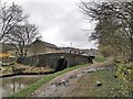 Bridge and lock at Bottoms, Micklehurst