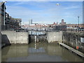 Lock into Brunswick Dock