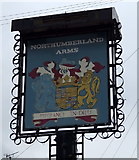 SJ9690 : Sign for the Northumberland Arms, Marple Bridge by JThomas