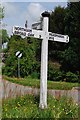 Old Direction Sign - Signpost by the B2088, Beckley