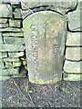 Old Boundary Marker by the A672, Grains Bar on Oldham Road