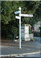 Old Direction Sign - Signpost by Village Road, Hatch Beauchamp