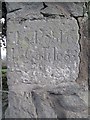 Old Milestone by the A490, St Michaels Church, Chirbury