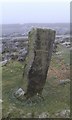 Old Boundary Marker on Knapley Hill, Hawksworth Moor