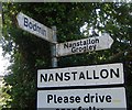 Old Direction Sign - Signpost by Nanstallon village