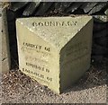 Old Boundary Marker by the A670, Mossley Road, Quick