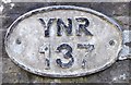 Old Bridge Marker on Hawes Bridge, Main Street, Hawes