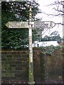 Old Direction Sign - Signpost by the A338, Lymington Road