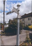 ST4315 : Direction Sign - Signpost in Over Stratton by J Dowding