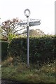 Old Direction Sign - Signpost in Wistanswick, Hodnet parish