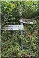 Old Direction Sign - Signpost west of Goathurst