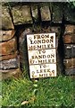 Old Milestone by the A520, Cheddleton Road, Leek