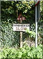 ST0737 : Old Village Signpost by the B3183, Monksilver by Alan Rosevear